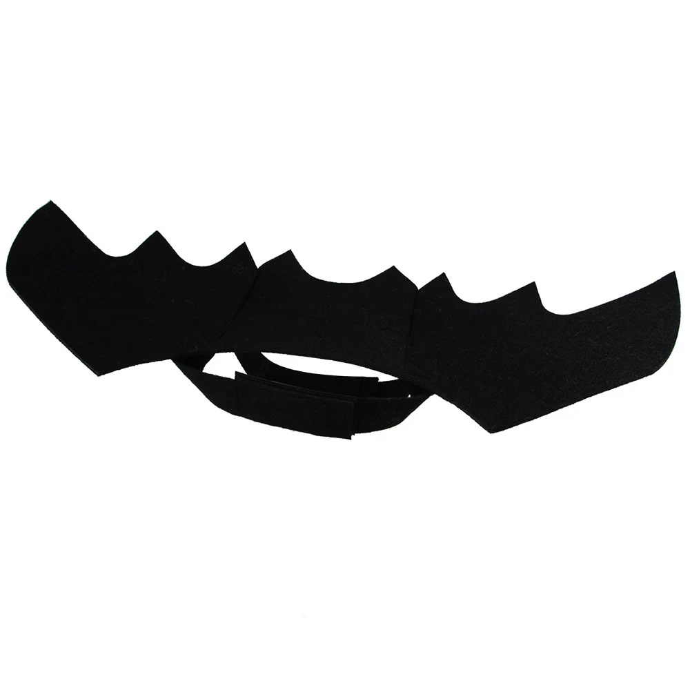Black felt cat bat wings with neck and chest straps