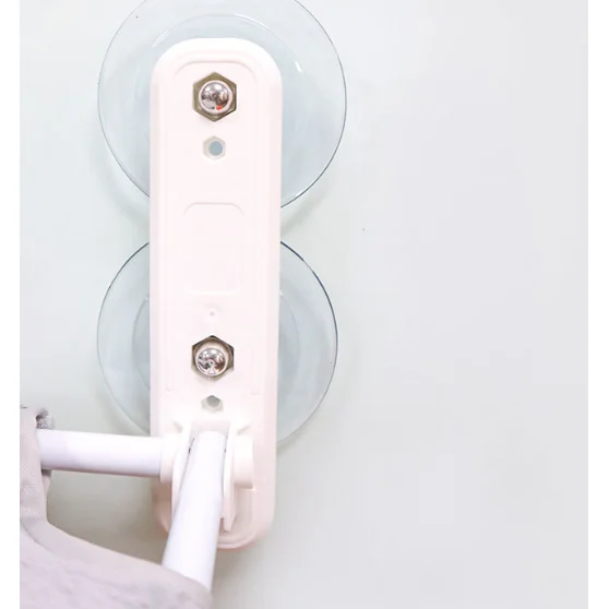Suction cup bracket of the cat window perch, detail