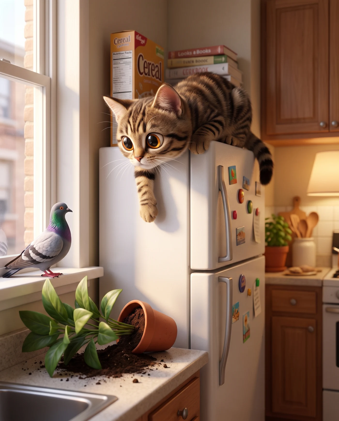The Rooftop Hunter plate